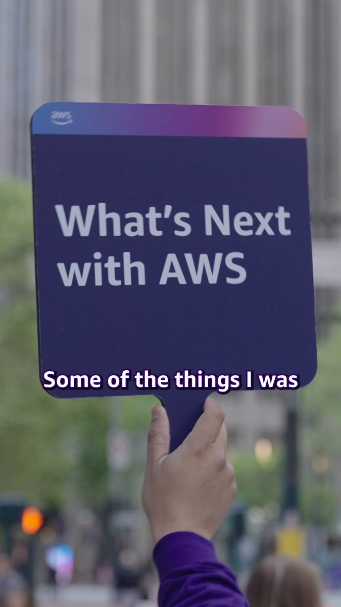We asked customers what stood out at What's Next with AWS. The answers ranged from agentic AI and OpenAI on Amazon Bedrock to how AWS is going deeper into industries like healthcare. One thing was clear: they're already thinking about what they'll create next.