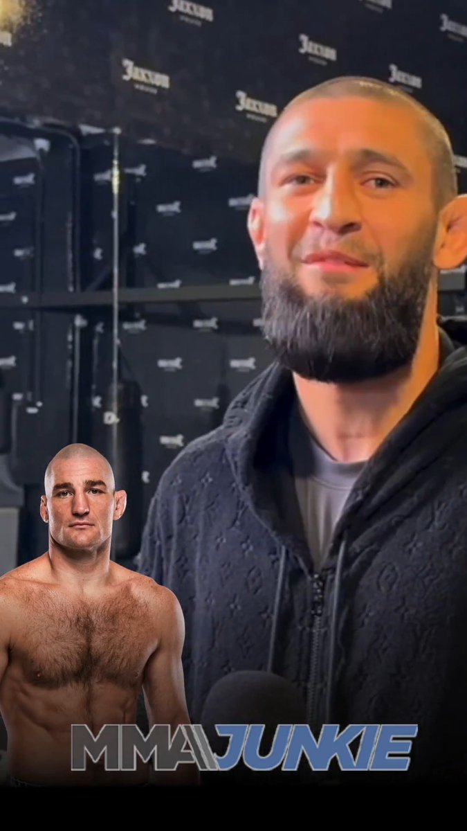 Khamzat Chimaev reacts to Sean Strickland's shooting threat before #UFC328 and sends a warning of his own. "I don't think he's going to come out with the guns. Otherwise there would be a lot of people in jail. Because he's dead."