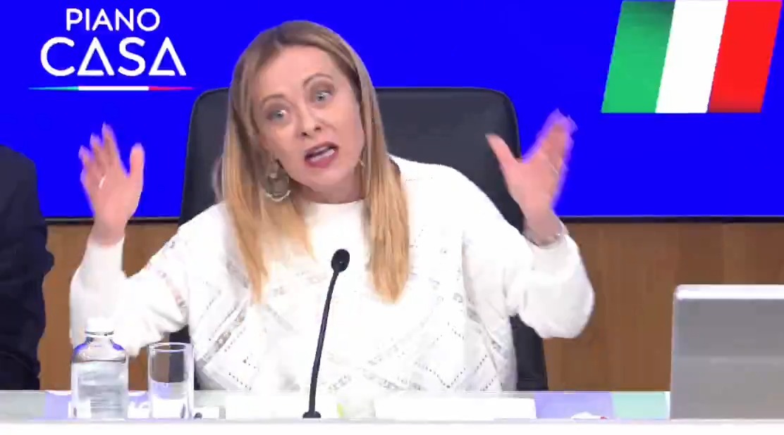 #Meloni nervosa ed allergica alle domande. Versione 1276.