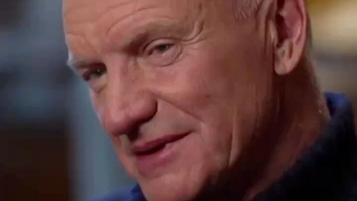 “I always find something different”: Music superstar Sting, now starring in "The Last Ship," a musical production he wrote, tells Mark Phillips that he never gets tired of singing his classic hits, like “Roxanne” and “Message in a Bottle.” More from their conversation airs Sunday.