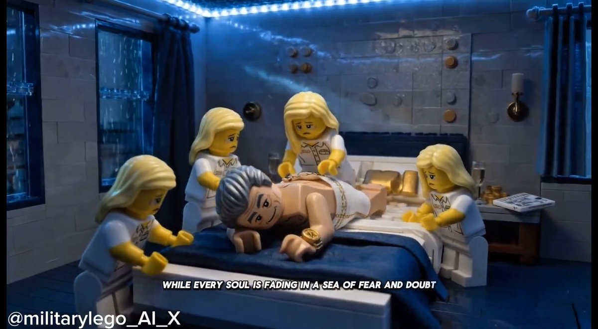 Wow new Iranian style Epstein Files LEGO Storytelling Music Video is heavy 😢😟😞 via Lego_AI_X