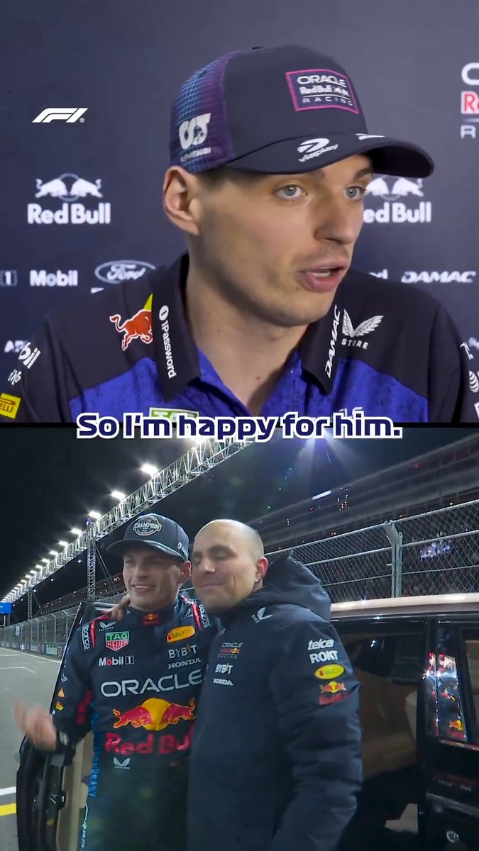 "I was very happy for him!" 💪 Max Verstappen reveals his thoughts on race engineer, Gianpiero Lambiase's departure 🗣️ #F1 #MiamiGP