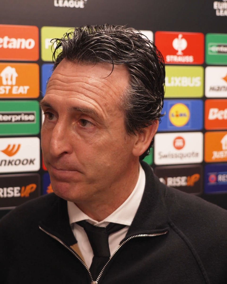 Unai Emery: "We must be optimistic about the atmosphere we can create at Villa Park with our supporters." 👊