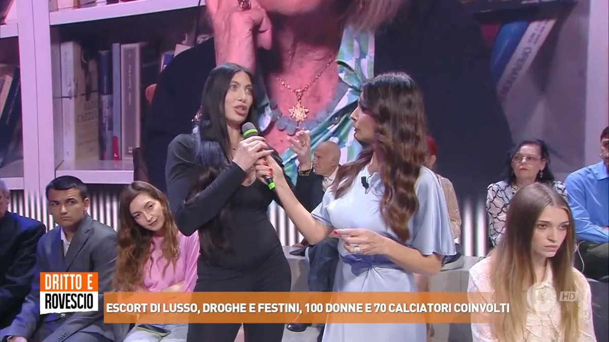 "Da me vengono i calciatori a fine carriera e io mi gusto la loro pensione" Megan (escort) a #drittoerovescio