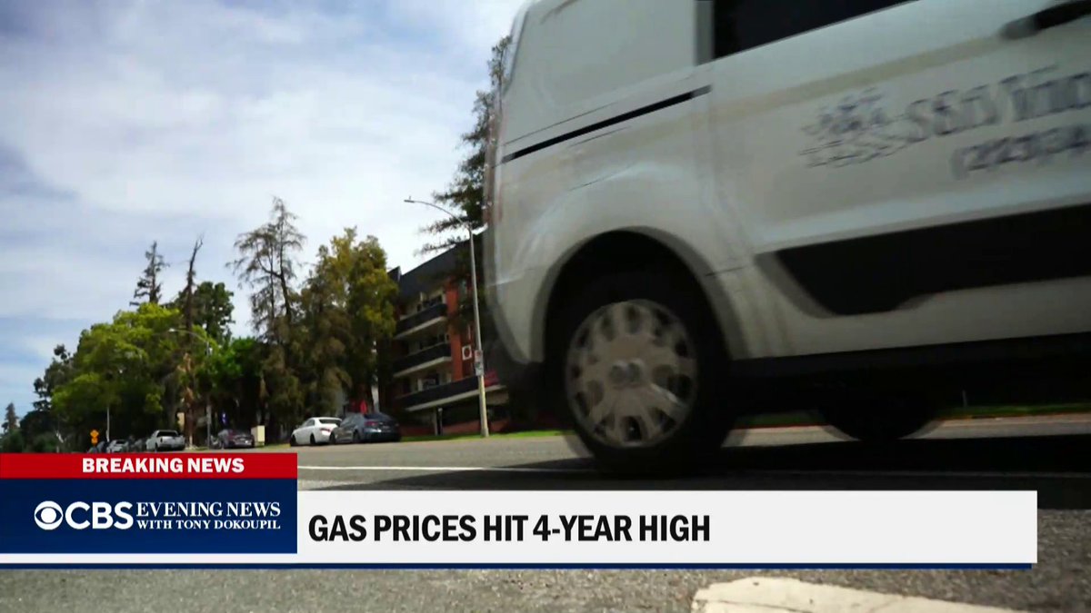 The national average for a gallon of regular gas is now $4.37 – the highest since July 2022. CBS News’ @JoLingKent spoke to Americans feeling the squeeze.