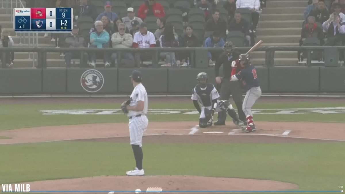 Carlos Rodón tonight for Double-A Somerset: 5.1 IP, 5 H, 1 ER, 0 BB, 8 K