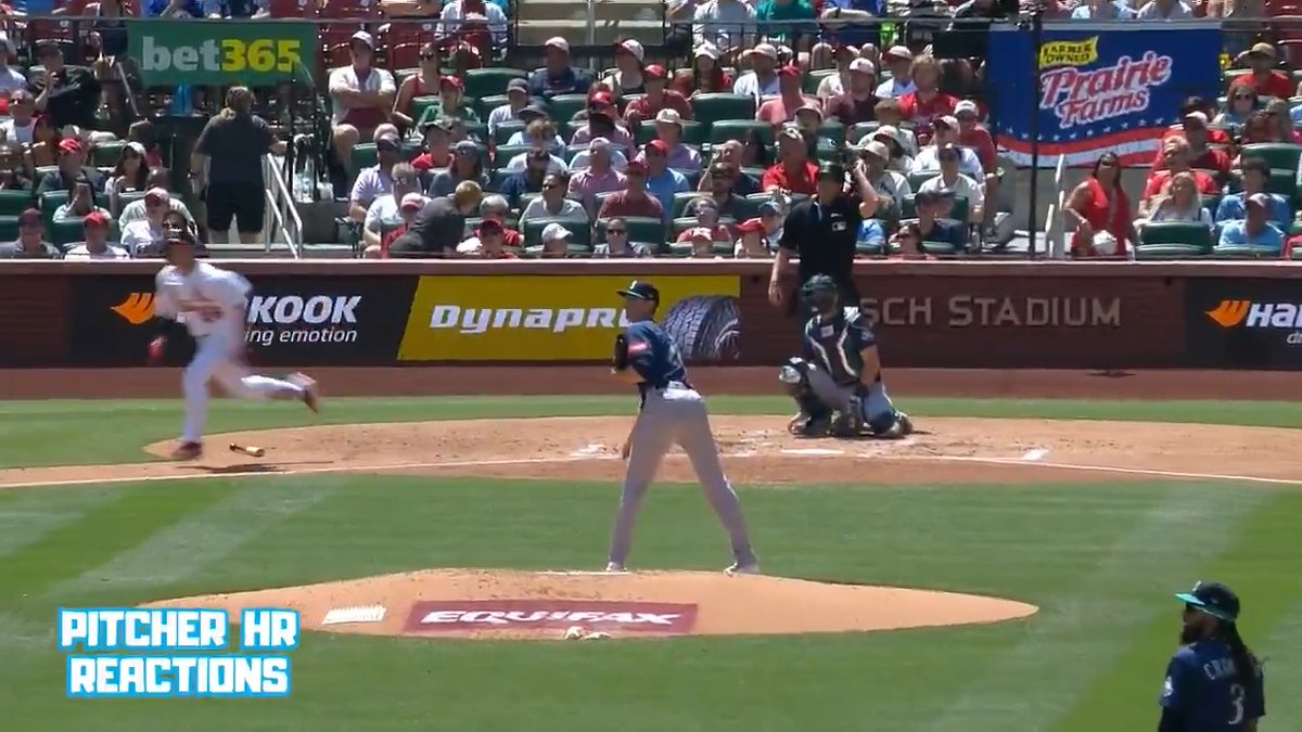 Pitchers reacting to home runs