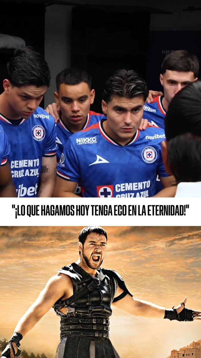 🥹 Las palabras de Huiqui nos recordó a la película Gladiator... 🎥 Vía: Cruz Azul