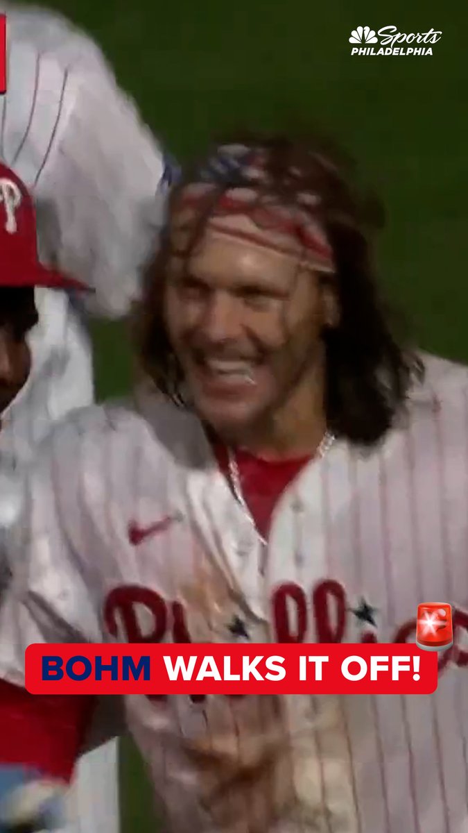 This is the first time the Phillies have had walkoff wins in both games of a doubleheader in 28 years