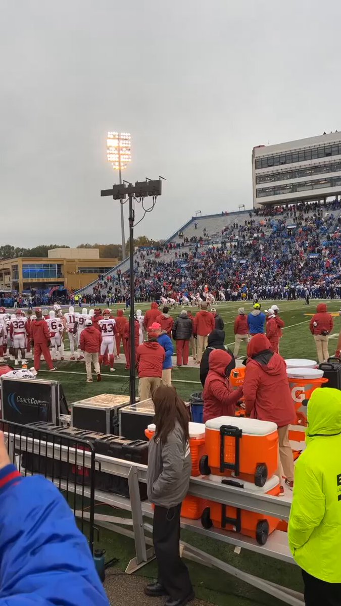 Watching Kansas send OU to the SEC with an L