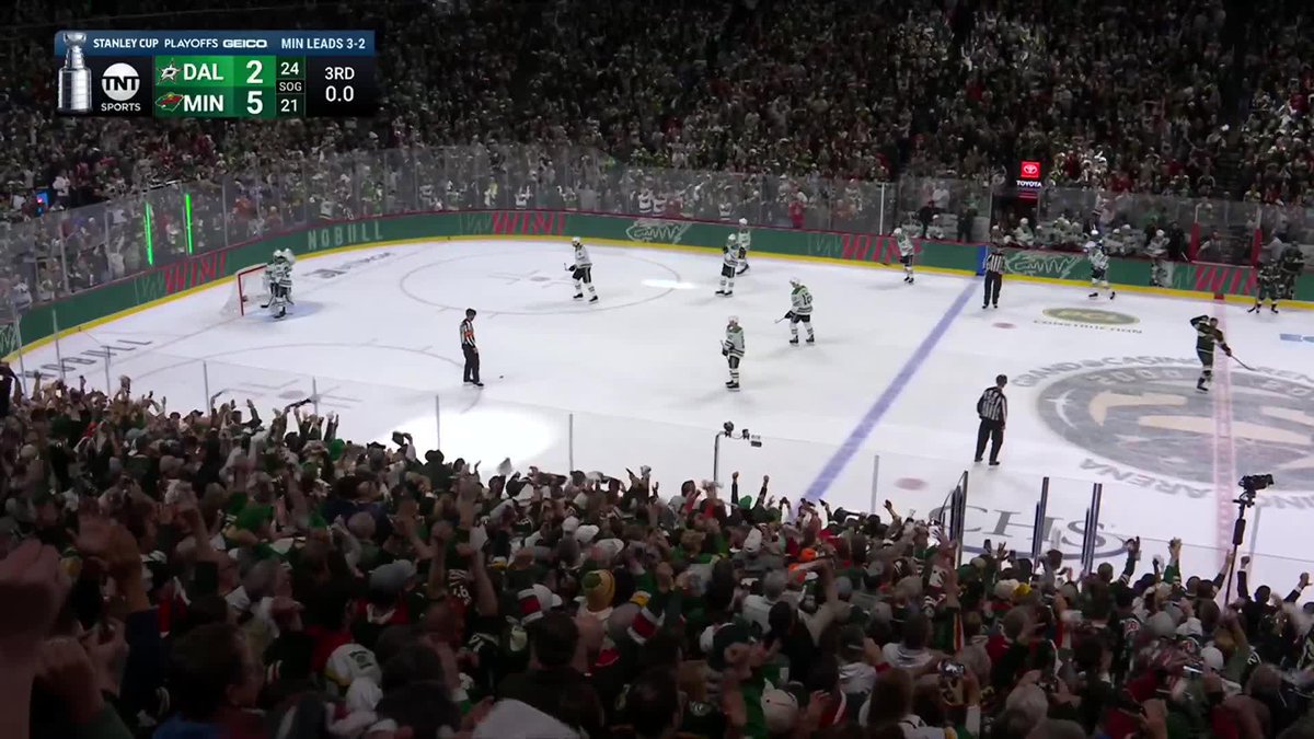 FIRST PLAYOFF SERIES WIN IN 11 SEASONS FOR THE WILD 🔥