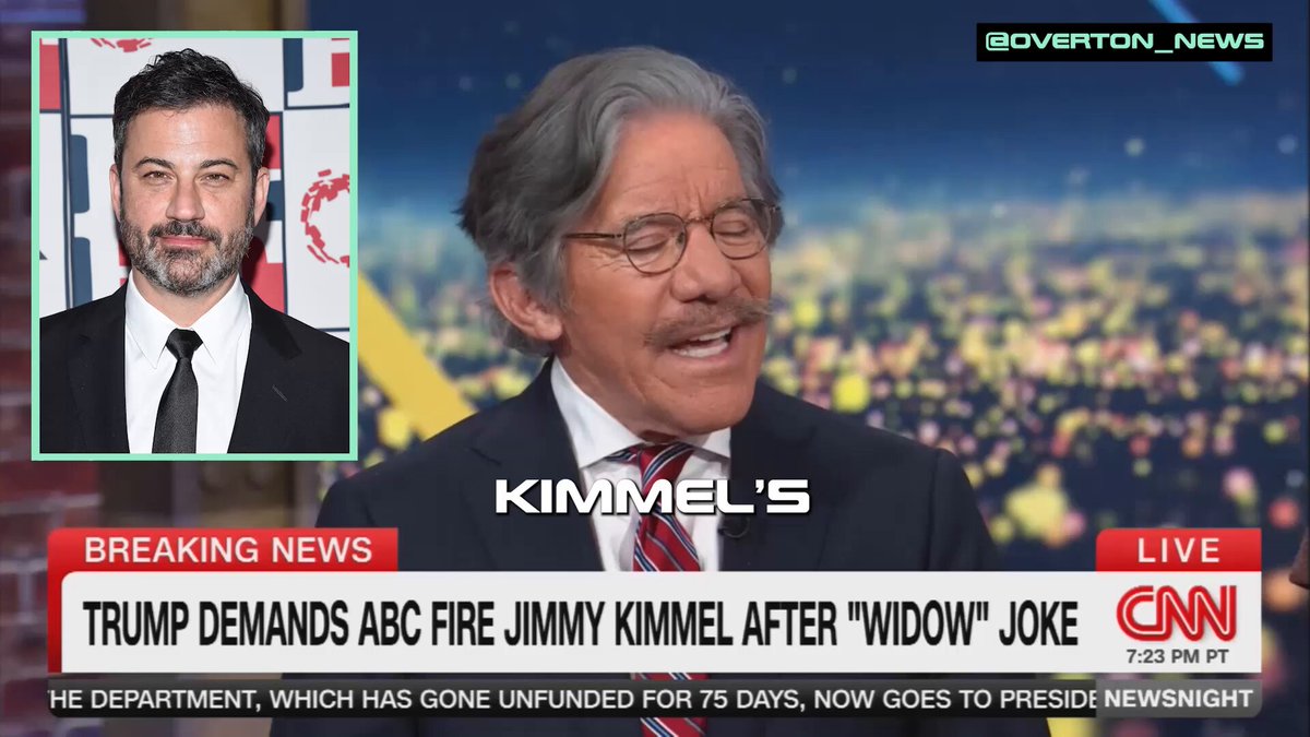 It’s unexpected, but Geraldo Rivera has been on a generational run with liberal takedowns lately. Tonight, he SMACKED DOWN Jimmy Kimmel right to the faces of the Democrats on the CNN panel. RIVERA: “Kimmel’s problem is he’s not very funny.” “The morning of Charlie Kirk’s death, or the night after, he revealed his true gutter instinct when it comes to Trump.” “He hates Trump so much, Kimmel, that he could use that platform…with Charlie Kirk’s death, his murder on live television...” “That body was still unburied when Kimmel was making jokes.” “It was so insensitive.” Geraldo calling it exactly like it is.