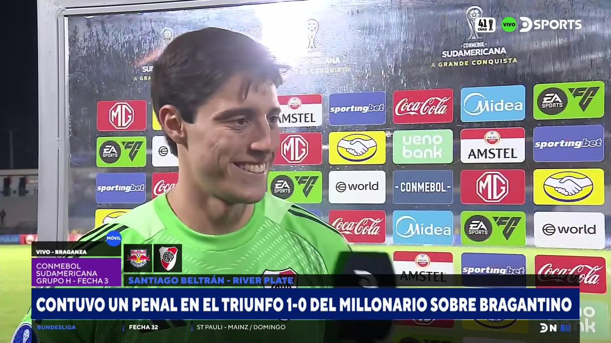 Beltran me salvó de la depresion. No solo ataja bien, sino que habla bien