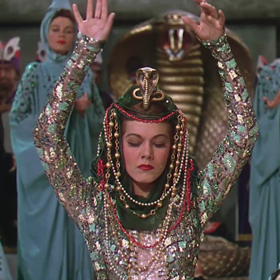 See the Queen of Technicolor, Maria Montez in Robert Siodmak's COBRA WOMAN tomorrow at noon PT at the Egyptian Theater in Hollywood. #TCMFF