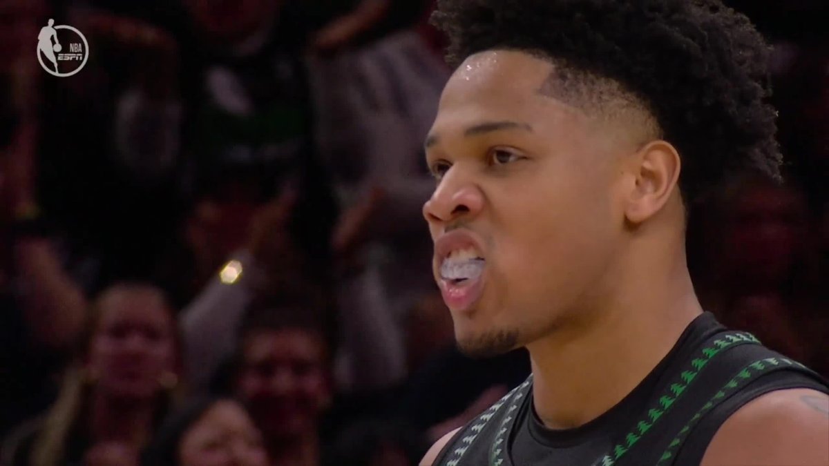 TERRENCE SHANNON JR. IN THE CLUTCH 🔥 TUNE IN TO ESPN NOW FOR GAME 6 FINISH BETWEEN NUGGETS-WOLVES 🍿