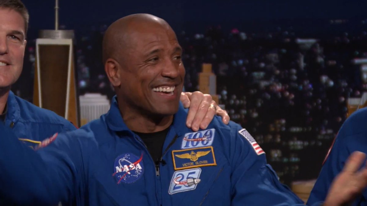 .NASA Artemis II Pilot Victor Glover turns 50 today! 🎉 #FallonTonight