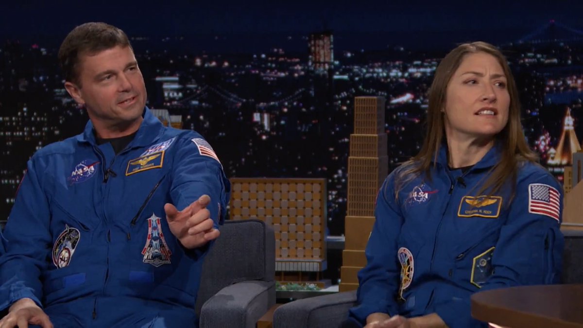 .NASA Artemis II Commander Reid Wiseman talks his “incredibly emotional” photo of Earth! #FallonTonight