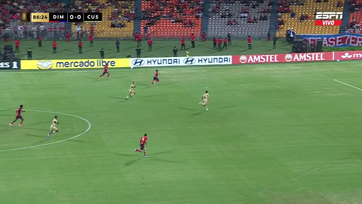🇨🇴 GOOOL del #DIM. El argentino Francisco Fydriszewski marcó el 1-0 ante #Cusco, al 87’, por Libertadores 👀 Es su primera anotación en fase de grupos y la tercera incluyendo las fases previas