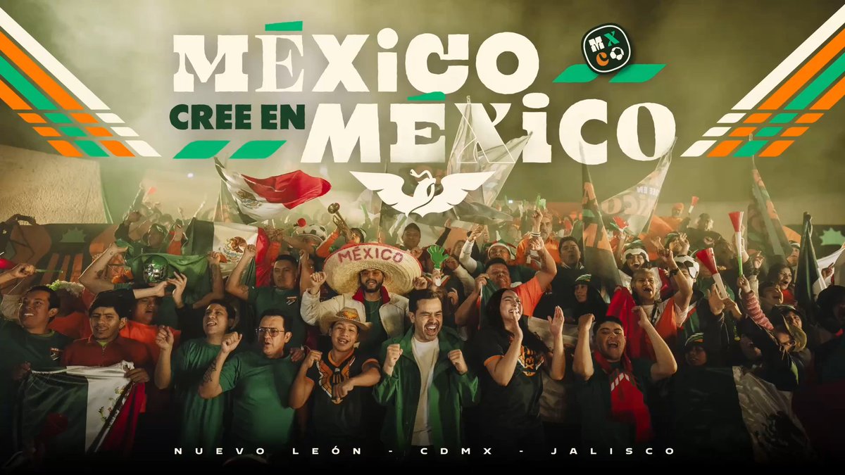 ¡Llegó el momento de creer! 💪 Qué revienten las bocinas de todo el país con este temazo que volverá a cruzar fronteras: México cree en México. 🍊🎶 ¡Arráncate Yuawi! 🤠