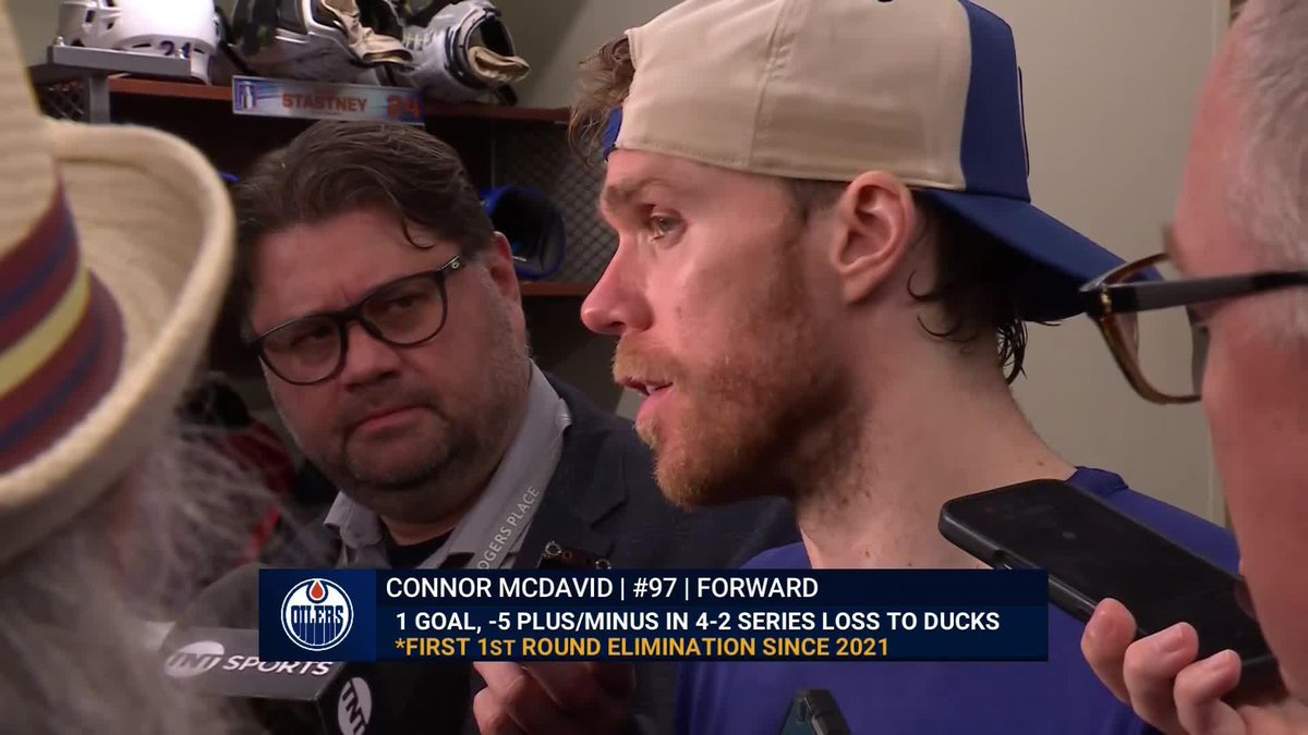 Connor McDavid met with the media after Game 6 and said the Oilers couldn't find consistency all year...