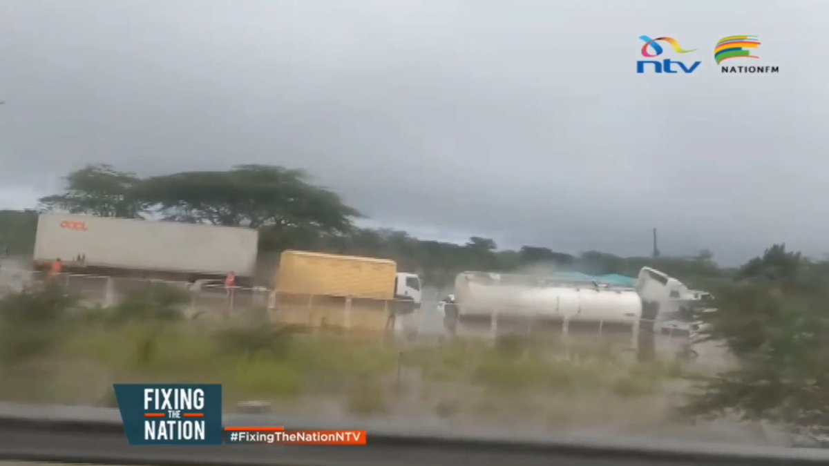 Flooding on Mombasa road near JKIA causes major traffic snarl-up toward Nairobi CBD. #NewsFixNTV