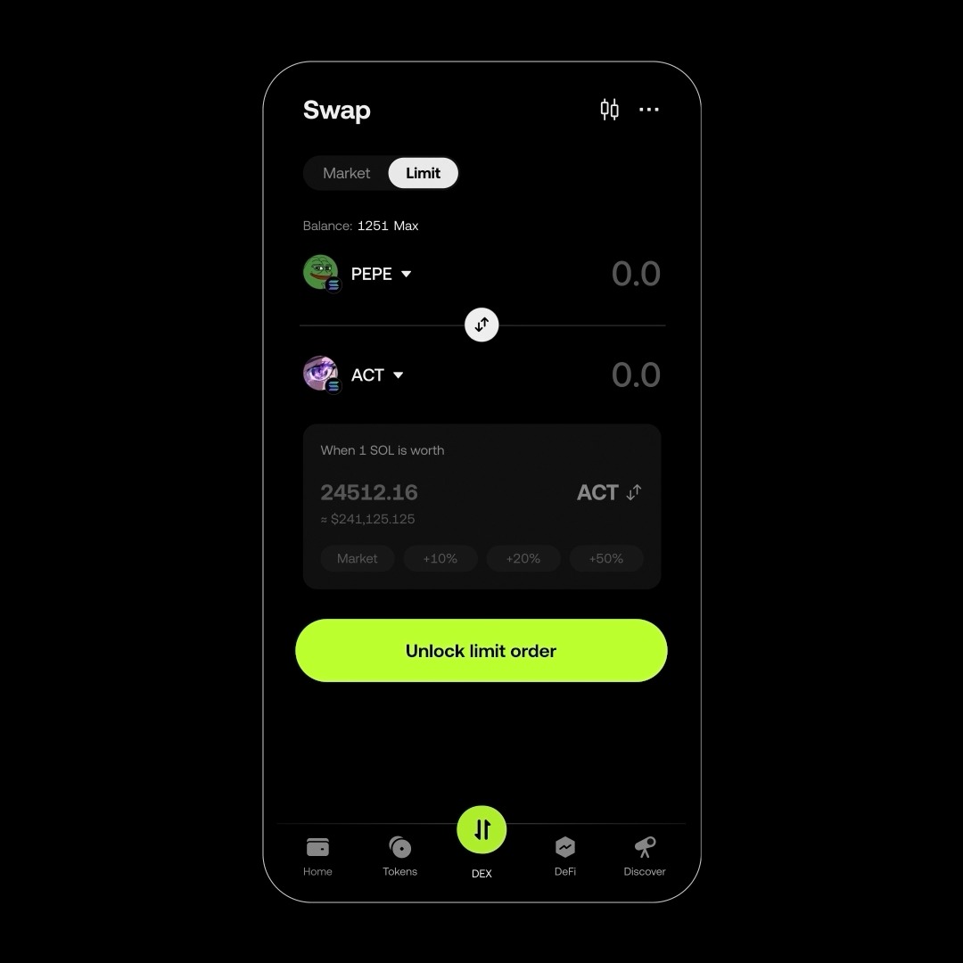 Trade smarter without giving up control. With Trader Mod, you can access pro tools, track trending tokens, follow alpha wallets, and copy top traders. All while keeping full self-custody.
