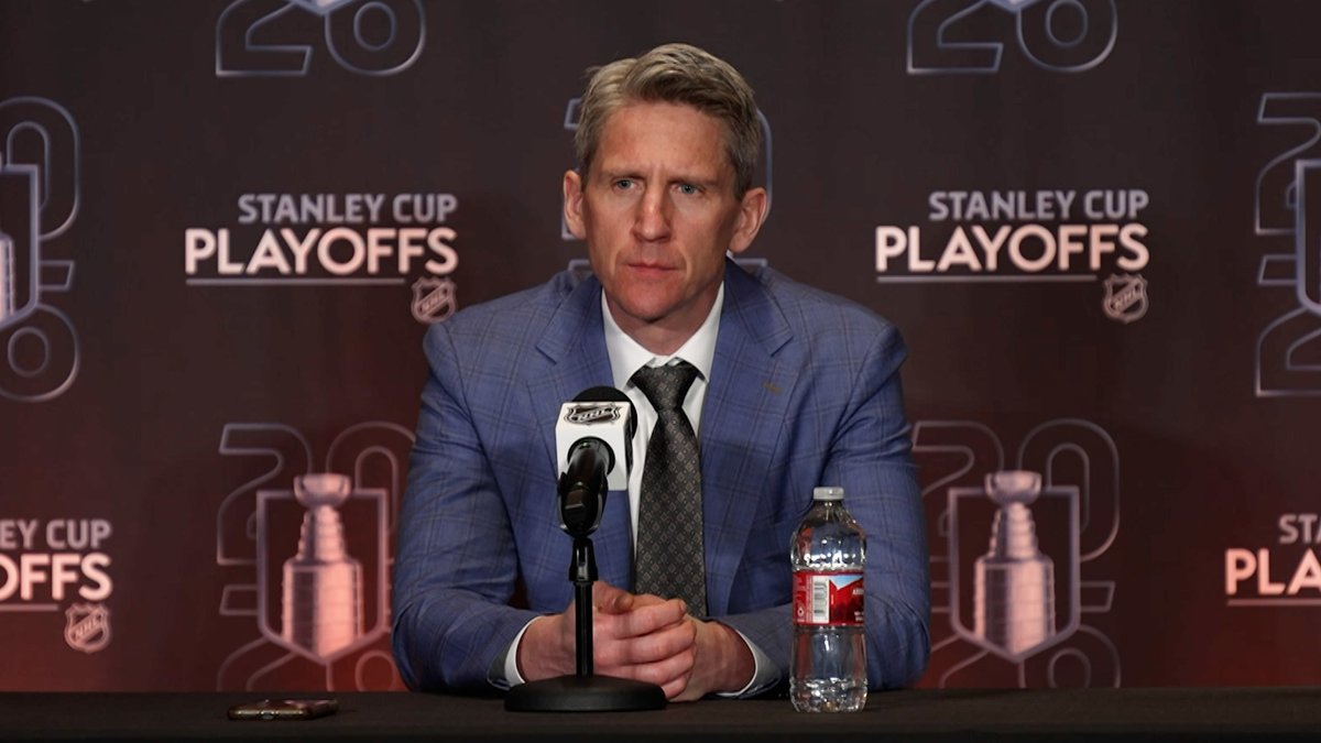 "Pretty much the story for most of the year was we didn't defend well enough… Usually you win or lose on your defensive play &amp; it wasn't good enough." Coach Knoblauch comments on the end of the #Oilers season. Enterprise | #LetsGoOilers