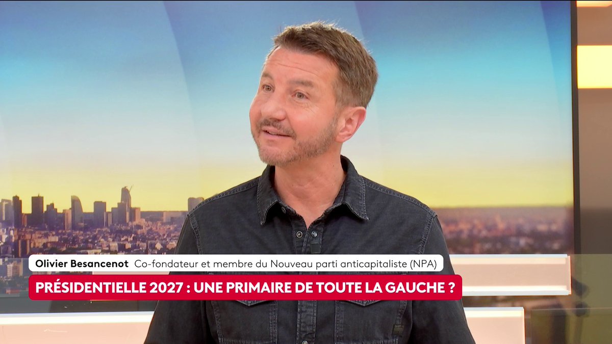 🔴🗣 Présidentielle 2027 : à gauche, "plutôt que de bloquer sur le "qui", on serait bien inspiré de discuter du "quoi" et du "comment"", déclare Olivier Besancenot, co-fondateur du NPA, qui déplore que "tel que c'est parti, on court à la catastrophe". #canal16