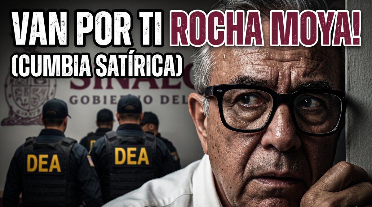 Escúcha esta cumbia parodia sobre el escándalo de Rubén Rocha Moya, citatorios en Nueva York y la defensa en la mañanera. 🎶🚔 ¿Lo salva el fuero o hace maletas pal' gabacho? (Aviso: Pura sátira y humor político, no se enojen). #RochaMoya #Sinaloa #Culiacán #Mañanera #Morena