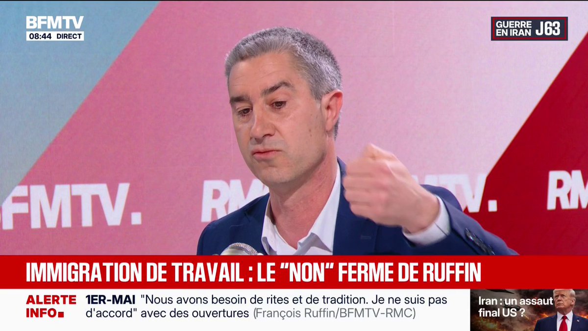 "Je refuse le plan d'importation de main d'œuvre étrangère", déclare François Ruffin