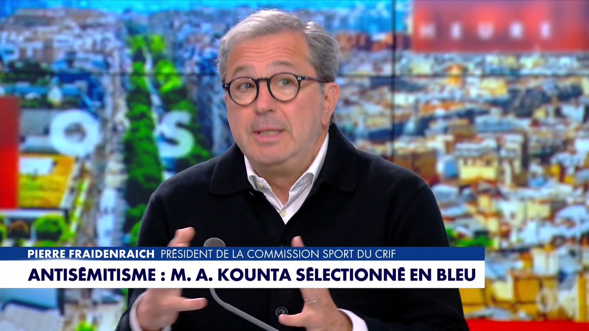 Pierre Fraidenraich, président de la commission sport du CRIF, sur l'athlète français M. A. Kounta, sélectionné en bleu après avoir été suspendu pour des propos haineux en 2024 : «Il se sert de la France comme d'un paillasson [...] Il ne peut pas nous représenter», dans #HDPros