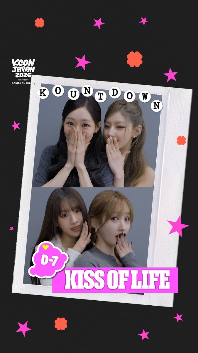 [#KCONJAPAN2026] D-7 KOUNTDOWN 🎉 KCON JAPAN 2026まであと7日！#KISSOFLIFE と一緒にKLOVER'S SOUL CITYを歩く準備はできてる？👣 - KCON JAPAN 2026 MAY 8-10 Makuhari Messe Let's #KCON