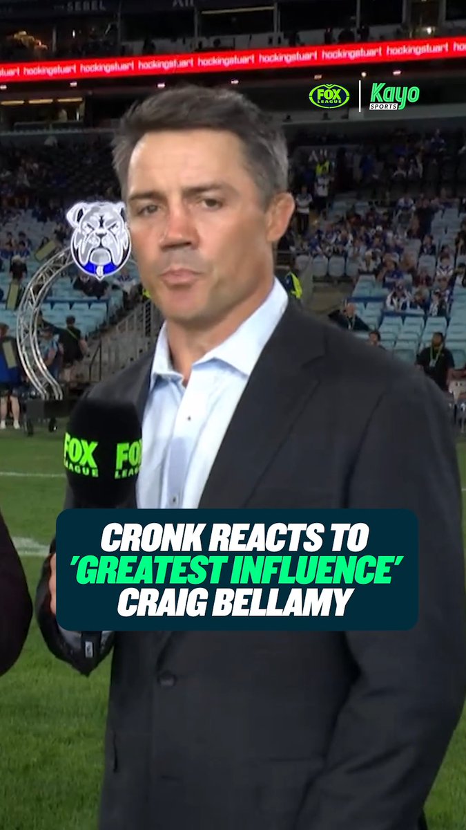"Craig Bellamy is the greatest influence on my football life..." ❤️ Cooper Cronk sends a heartwarming message to the Melbourne Storm coach amid his health battle 🫶 #NRL