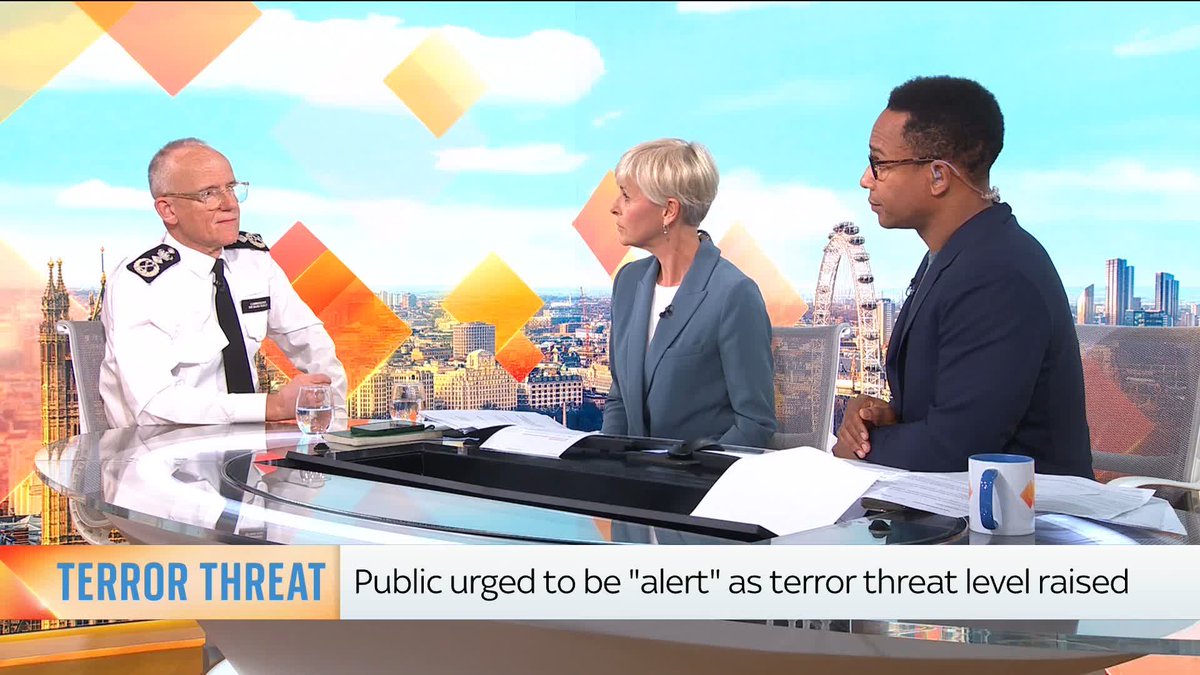 'Are Jewish people safe in London?' -Kamali Melbourne Met Commissioner Sir Mark Rowley tells Sky News that 'we are going to do everything we possibly can to keep them safe'. Live updates: 📺 Sky 501 and YT