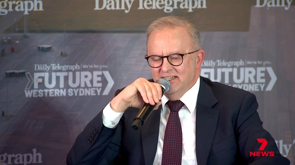 Anthony Albanese says he is in talks with “super powers” to get the Strait of Hormuz open after admitting to turning down Donald Trumps request to do just that “Who do you prefer, Trump or Biden?” Albanese “I’m not allowed to answer that” Albo has to go