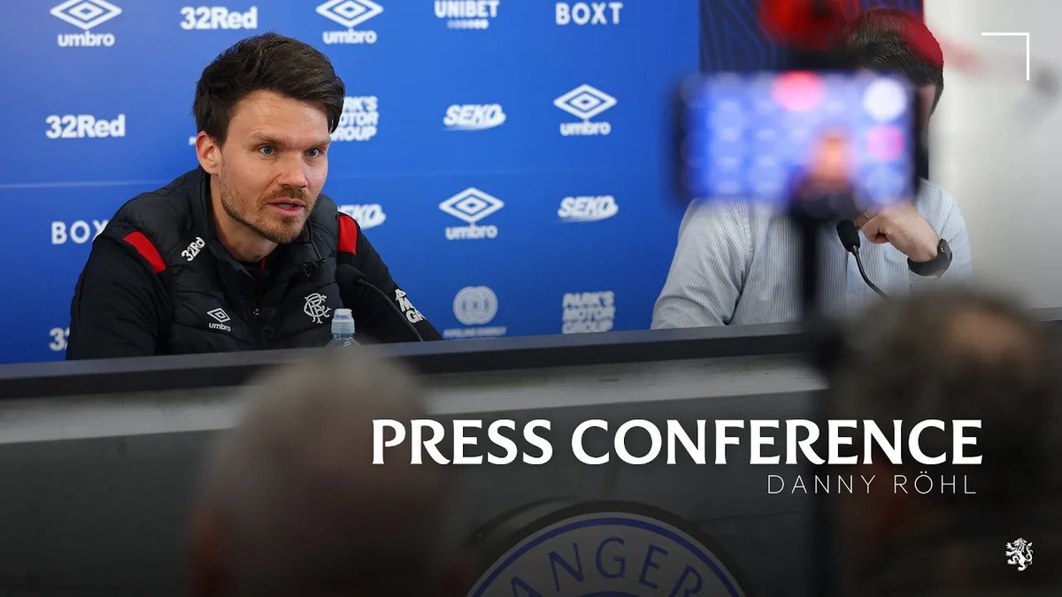 🎙️ Danny Röhl spoke to the media ahead of our match against Hearts on Monday.