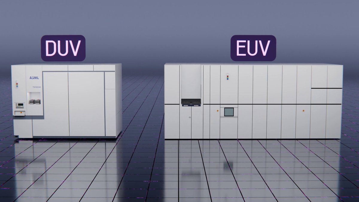 Some microchip layers need extreme ultraviolet (EUV) lithography’s ultra-high resolution, while others can be printed faster with deep ultraviolet (DUV). Chipmakers blend both technologies to optimize for speed, resolution and cost so our devices stay powerful and efficient.