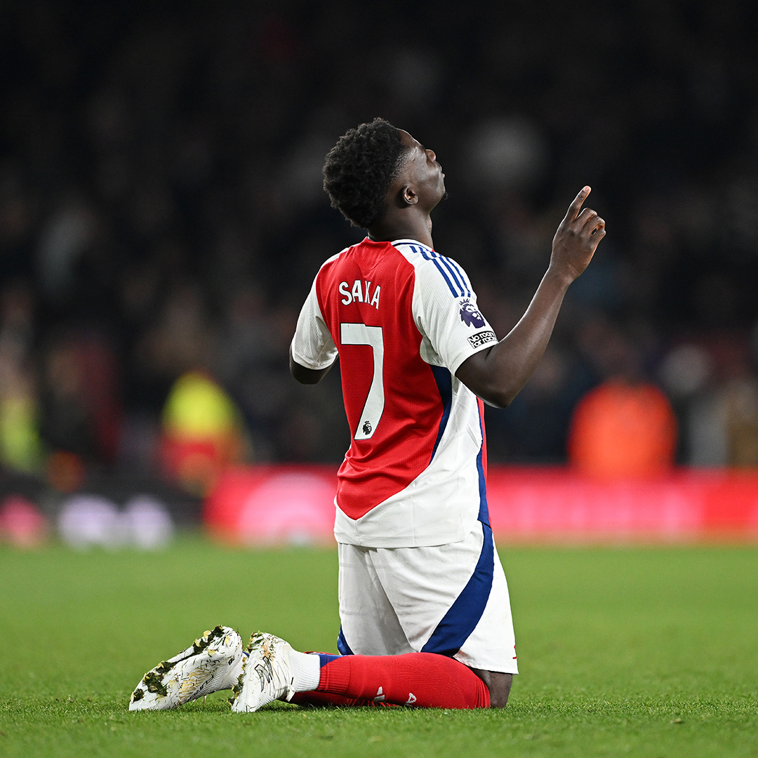 Back with a bang 💥 When Bukayo marked his long-awaited return with a goal against Fulham 😍