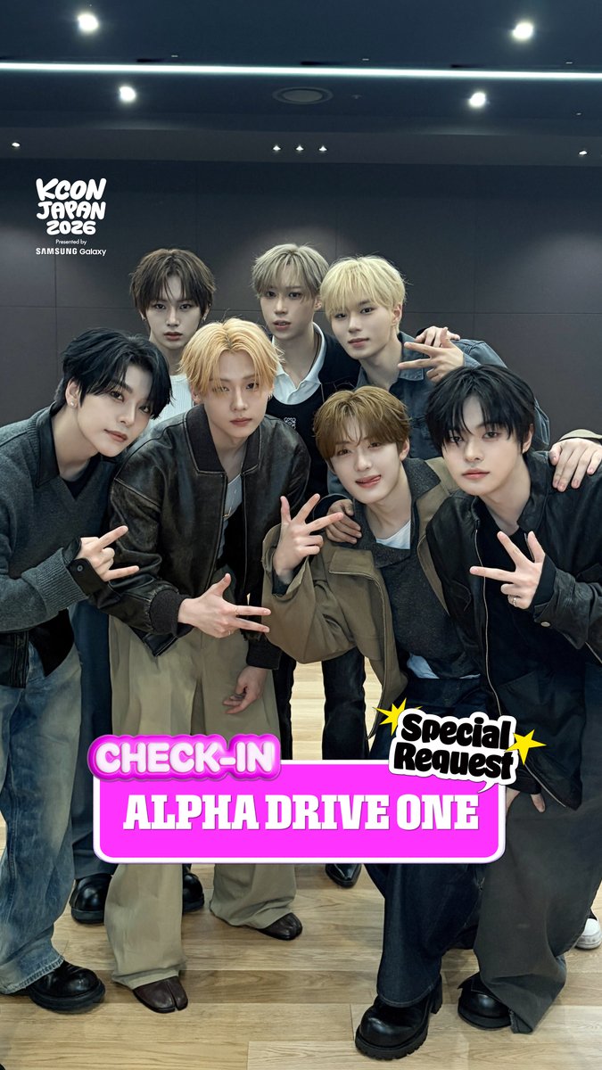 [#KCONJAPAN2026] #ALPHADRIVEONE CHECK-IN KCONが初めてのALPHA DRIVE ONEにおすすめの楽しみ方は？ KCONer、コメントで教えて〜！ アーティストの特別なリクエストに答えて、コメントしてね👇 コメントが増えるほど、スペシャルな特典が待ってるよ！👀✨ - KCON JAPAN 2026 MAY 8-10 Makuhari Messe Let's #KCON