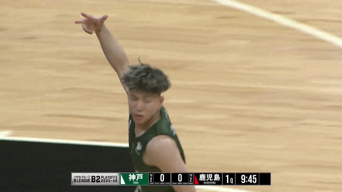 りそなグループ B2 PLAYOFFS 2025-26が開幕🏆 QUARTERFINALSの始まりを告げたのは、神戸#12 木村の3Pシュート! 木村圭吾/keigo kimura 神戸ストークス公式 📡バスケットLIVEで生配信中 #Bリーグ #りそなグループ #B2プレーオフ