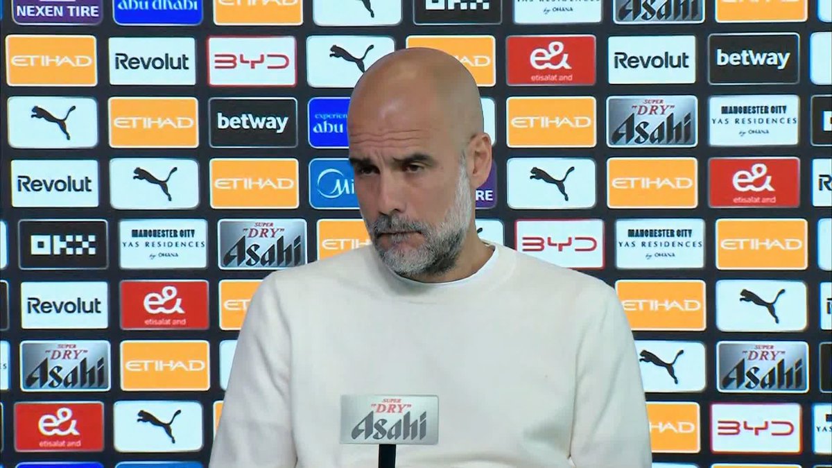 "It is what it is, if you don't like it go to train in France or in Portugal" 🤷‍♂️ Pep Guardiola on Manchester City’s fixture schedule across competitions and whether they could request a postponement like PSG in Ligue 1.