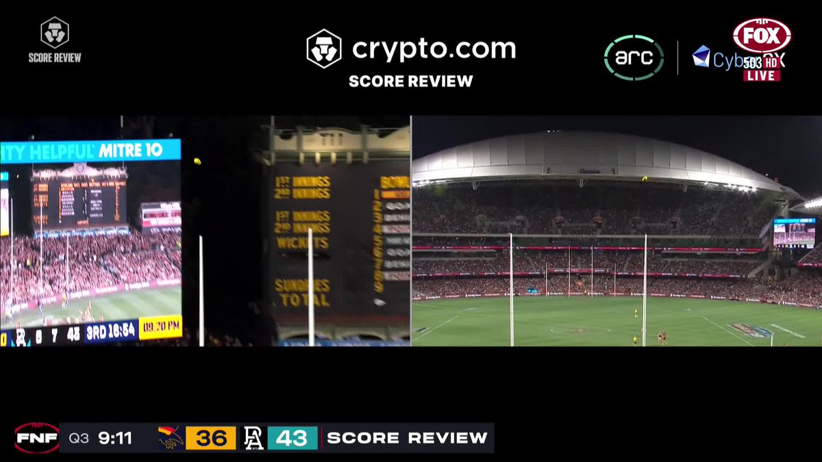 "HOW CAN YOU TURN THAT OVER?" 😮 Fans have been driven mad after the ARC intervened on a seemingly inconclusive score review. 📺 Watch #AFLCrowsPower on Ch.503 or stream on Kayo: ✍️ BLOG 🔢 MATCH CENTRE