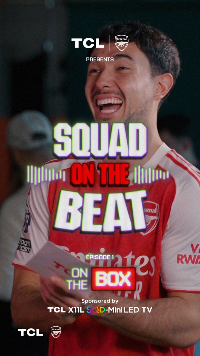 Our Gunners on beat 🥁 Martin Odegaard and Gabriel Jesus go head-to-head in this crazy challenge 🤯 🤝 TCL Electronics