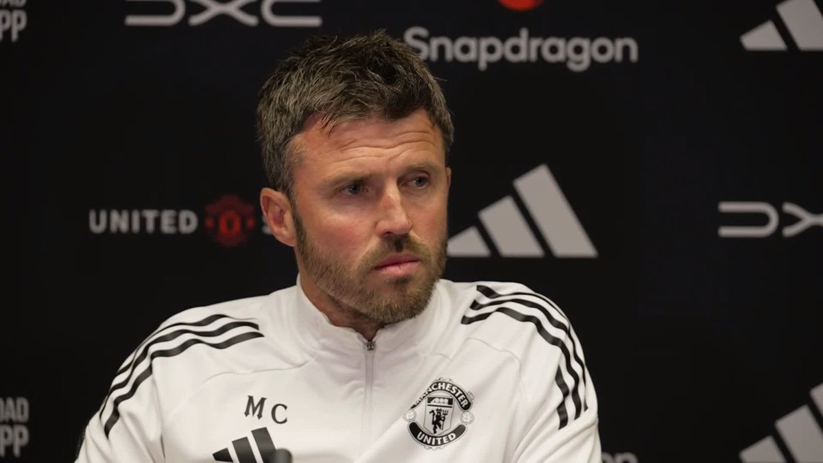 "It's certainly one of my favourite games without a doubt" Michael Carrick on how big the occasion of Man Utd v Liverpool is 🔴