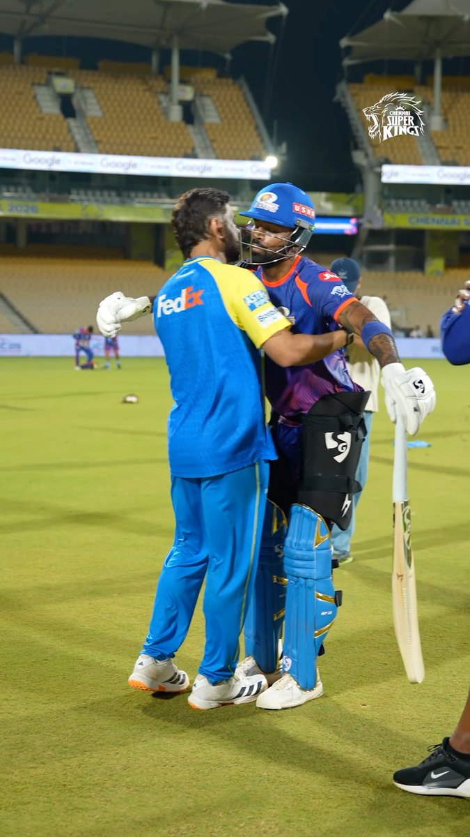But first HUG🫂💛 #WhistlePodu #CSKvMI
