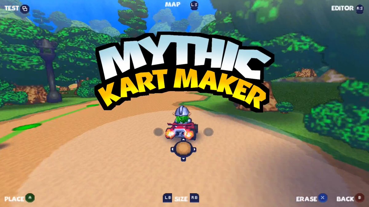 No publisher. No team. Just years of obsessively learning every part of gamedev. Kart Maker is finally out. Build tracks while driving. Play tons of official tracks. Race, battle, or time attack instantly. Download & share tracks - and custom racers. This is Kart Maker🔊