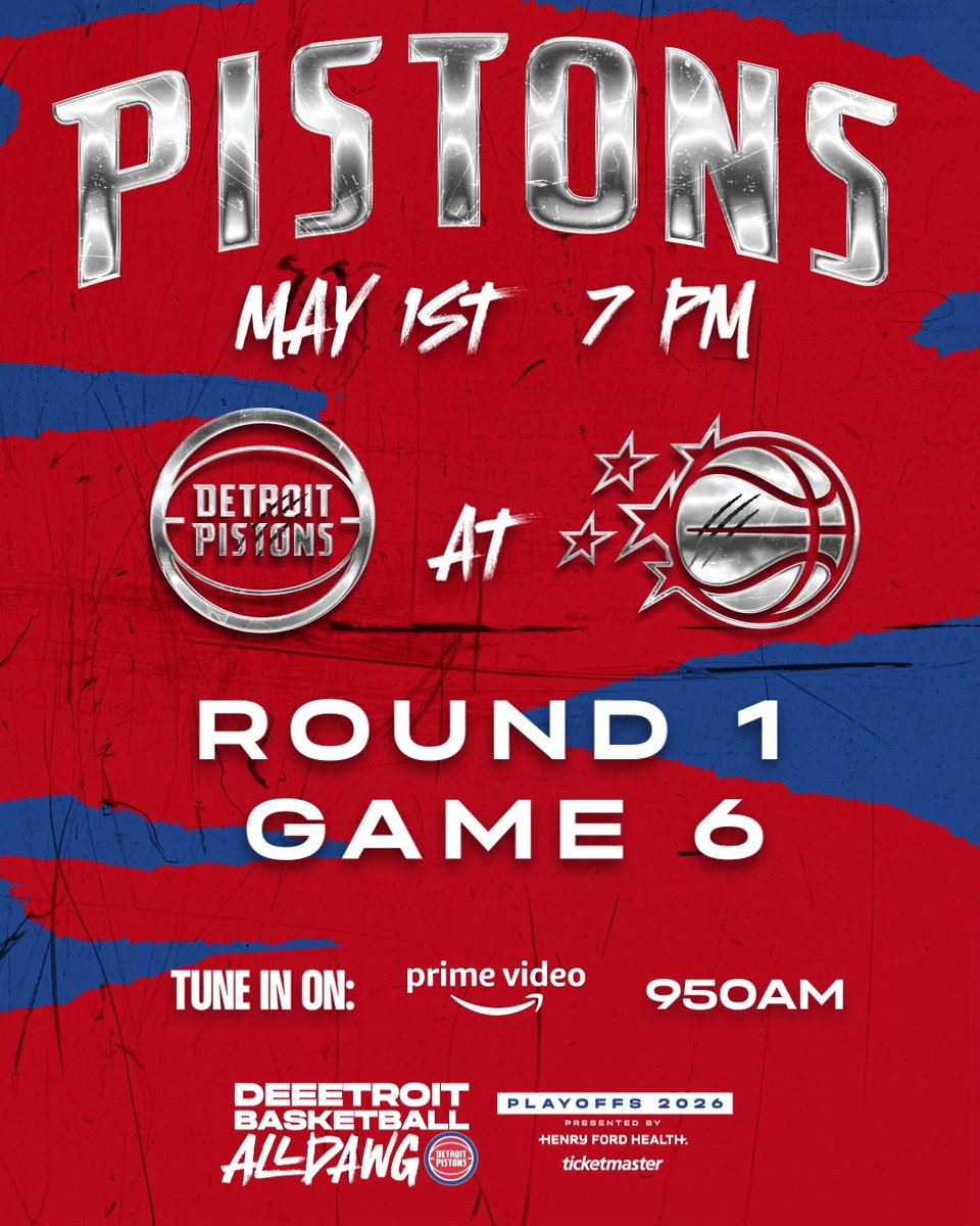 Game 6 on the clock... 📺 NBA on Prime 🎙️ WWJ 950