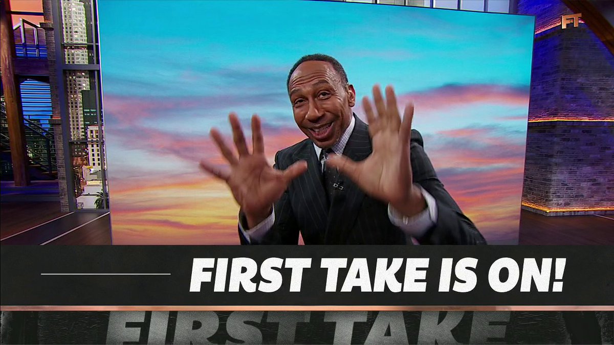 .Stephen A Smith is HYPE this morning after the Knicks' dominant win over the Hawks 🗣️😅