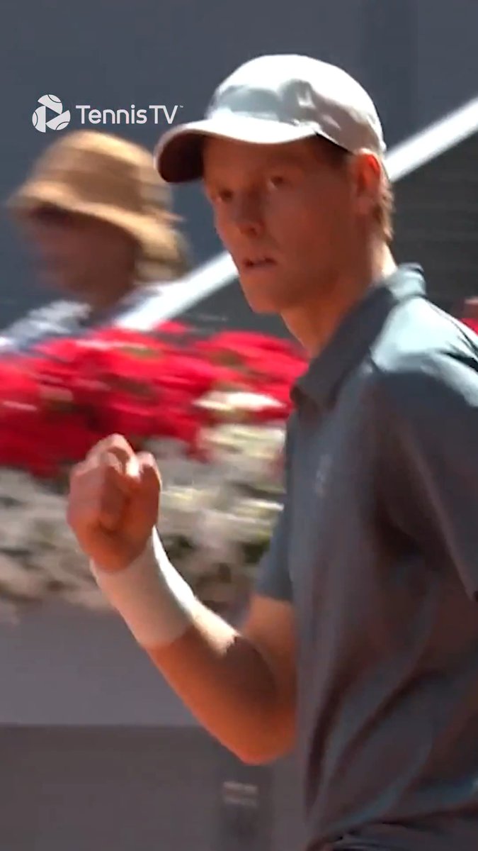 Tennis to the next level 🥵 Jannik Sinner has come out to play in Madrid! #MMOPEN | #MMOPEN