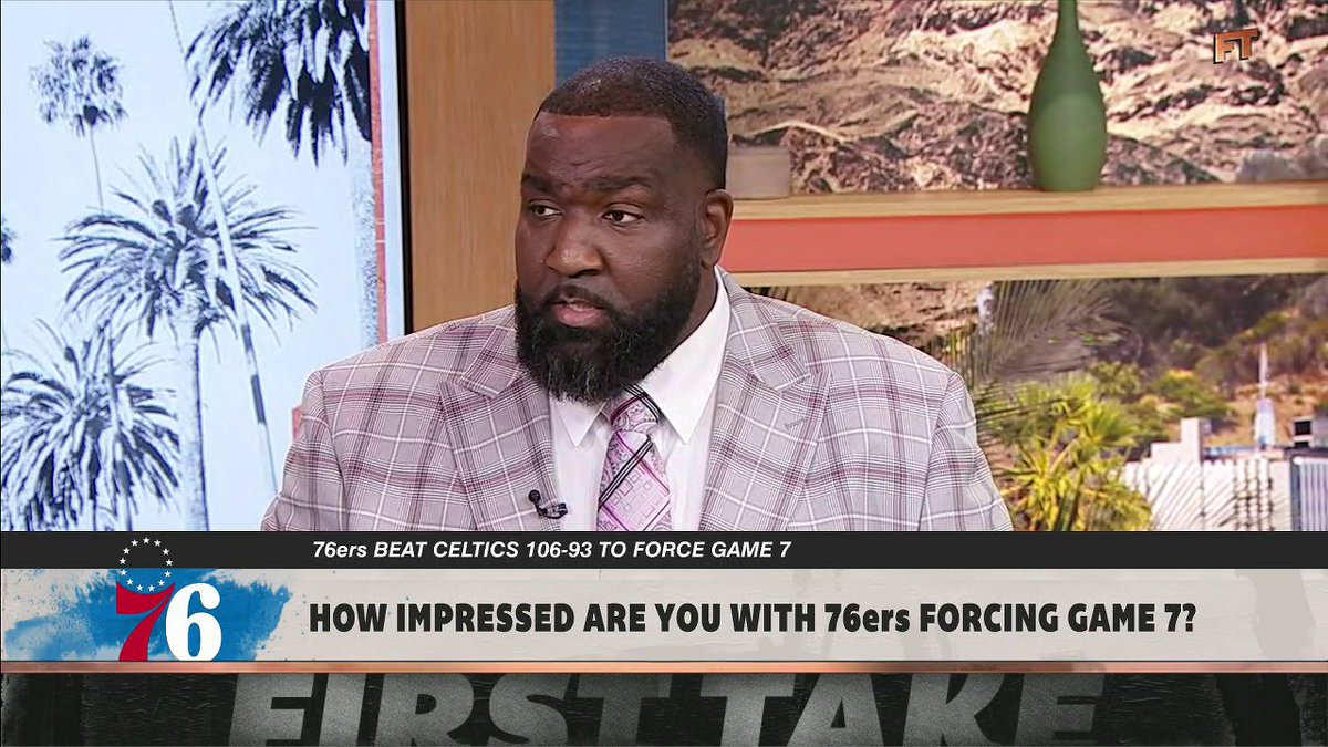 "I believe that the Philadelphia 76ers are gonna upset the Boston Celtics." Kendrick Perkins has his eyes on the 76ers 👀